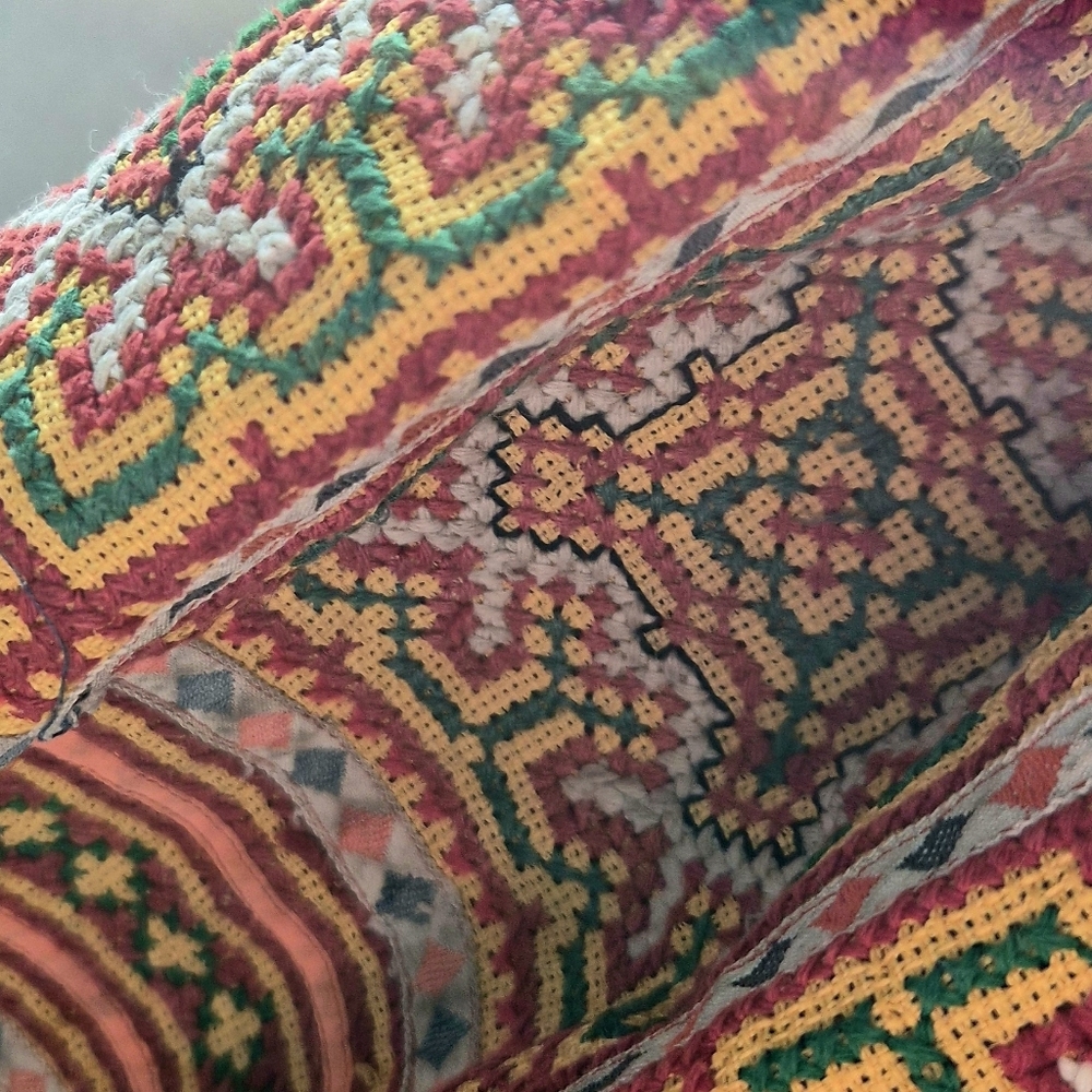 Colorful Patterned Mini Skirt